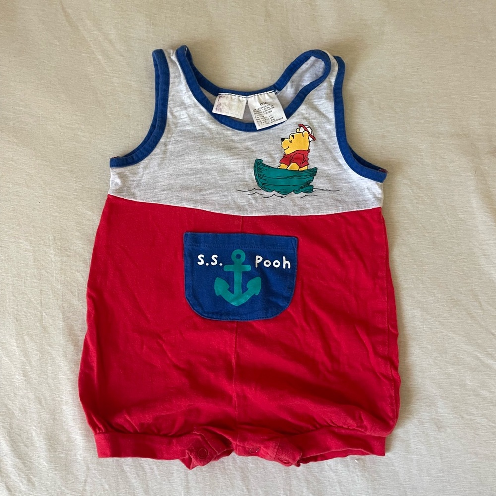 Vintage Disney Winnie the Pooh Romper